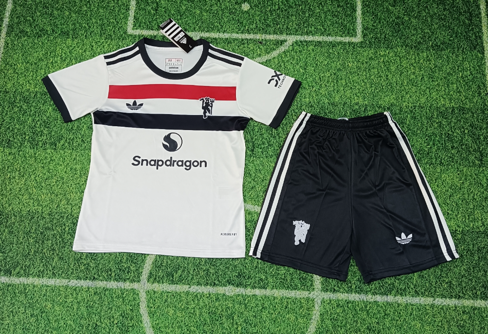 24/25 Manchester United Third Football Shirt Kids Size Suit-mysite Custom Football Kit- Nextkits