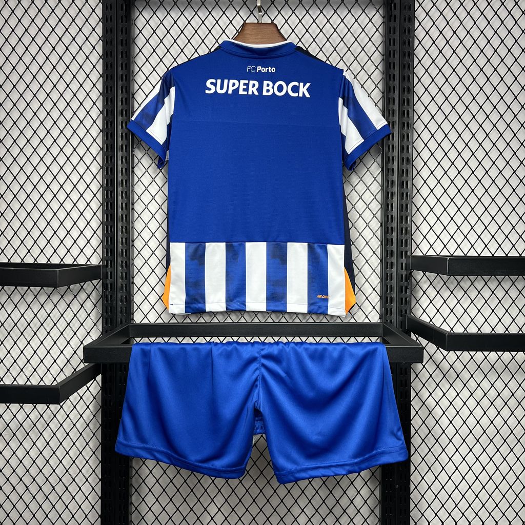 ManixJersey.com | Porto 24-25 Home Stadium Kids Kit -Customize Name, Number and Patch | Worldwide Shipping