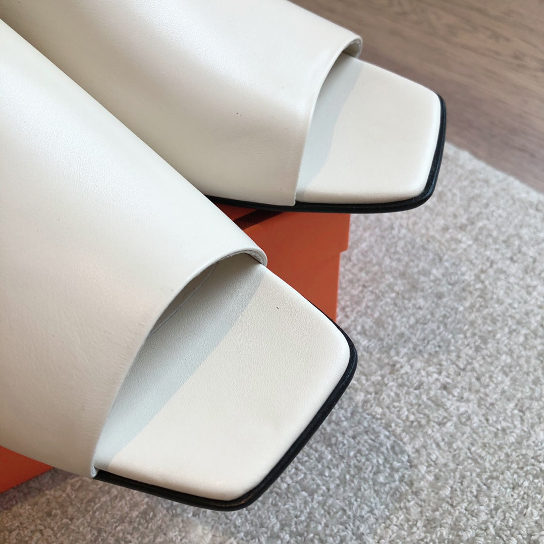 ICONIQUE 25 SANDAL WHITE CALFSKIN、mysite、Cacoeks