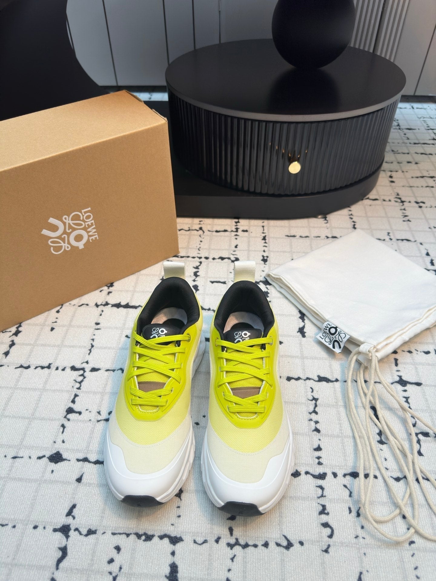 LW CLOUDTILT 2.0 SNEAKER WHITE AND LEMON POLYESTER、mysite、Cacoeks