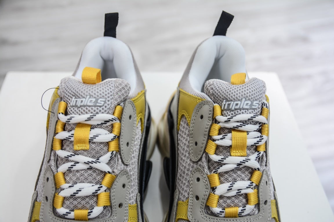 Balenciaga Triple S Sneaker Grey Yellow、mysite、Cacoeks