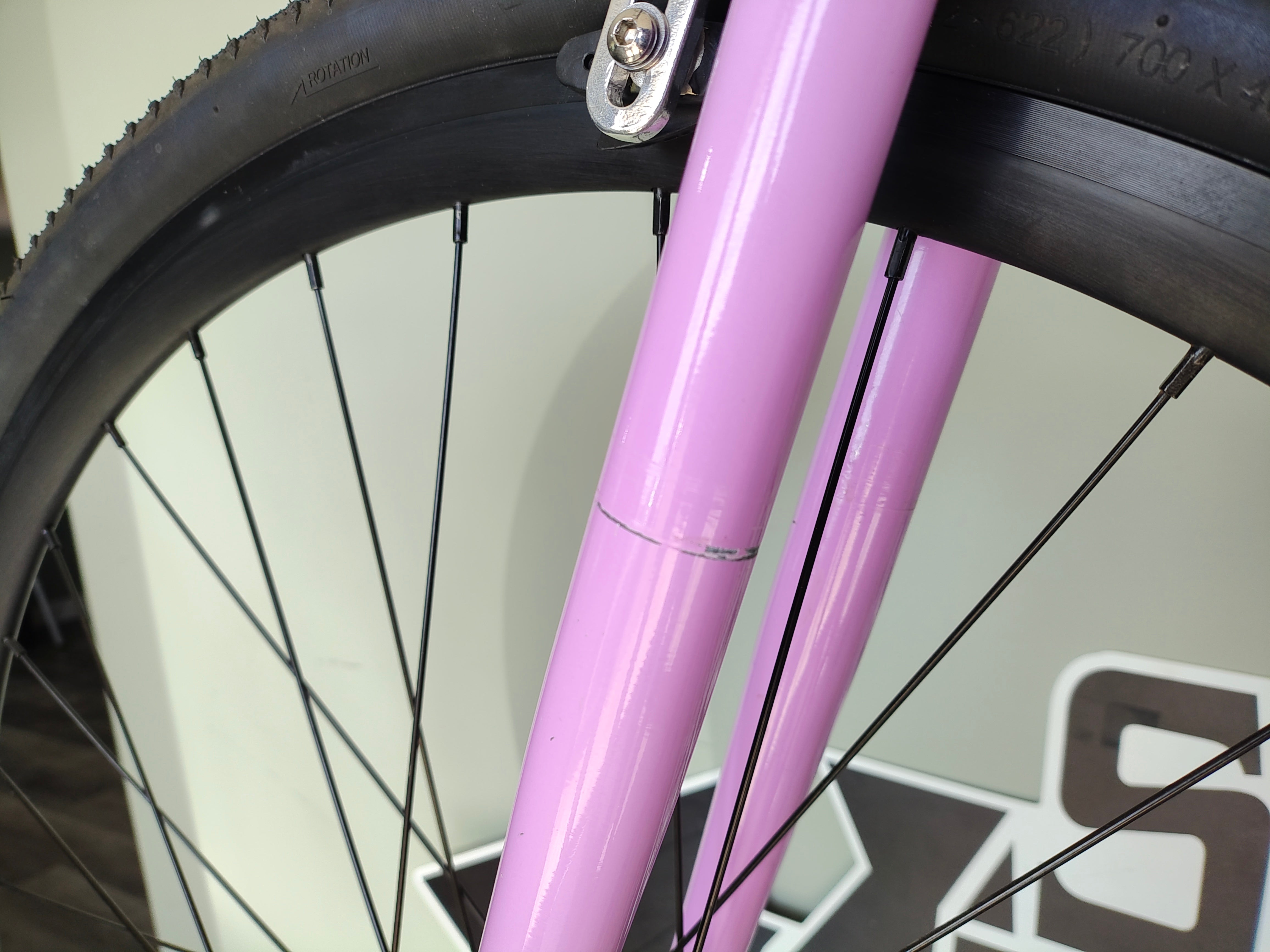#NS1300 – 4130 Fixed-Gear / Single Speed | Purple Reign – Flat Bar / 700c (Size Large 59cm, Used/Great Condition)、mySite、bearsvspackers