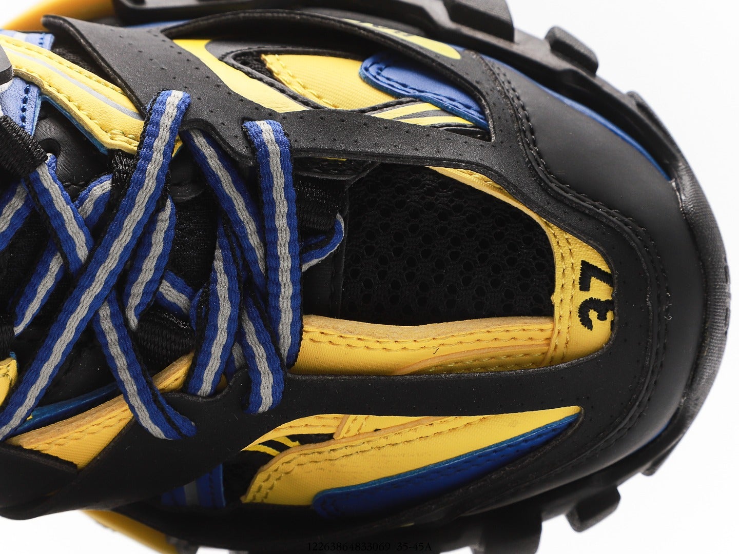 Balenciaga Track Trainer In Black Yellow Blue、mysite、Cacoeks