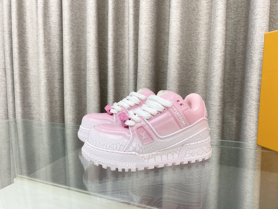 LV TRAINER PANG DING IN BABY PINK CALFSKIN、mysite、Cacoeks