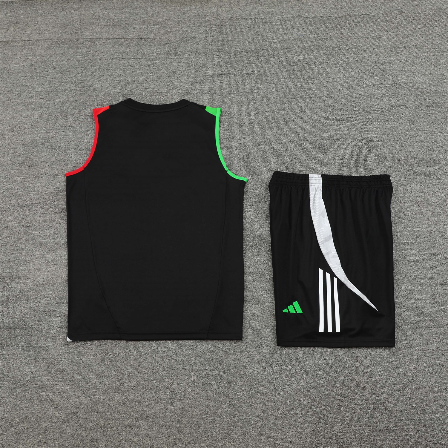 ManixJersey.com | Arsenal 24-25 Vest Training Set - Black -Customize Name, Number and Patch | Worldwide Shipping