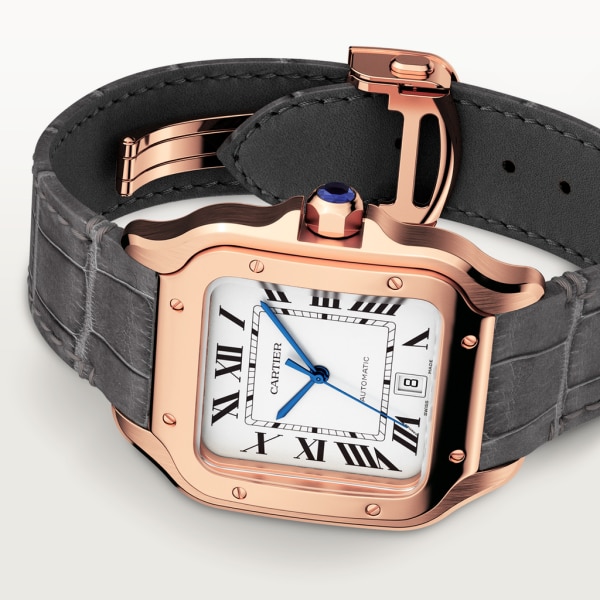 Super Clone 1:1 Cartier Santos Large Model Rose Gold WGSA0019 Replica-fasswatch