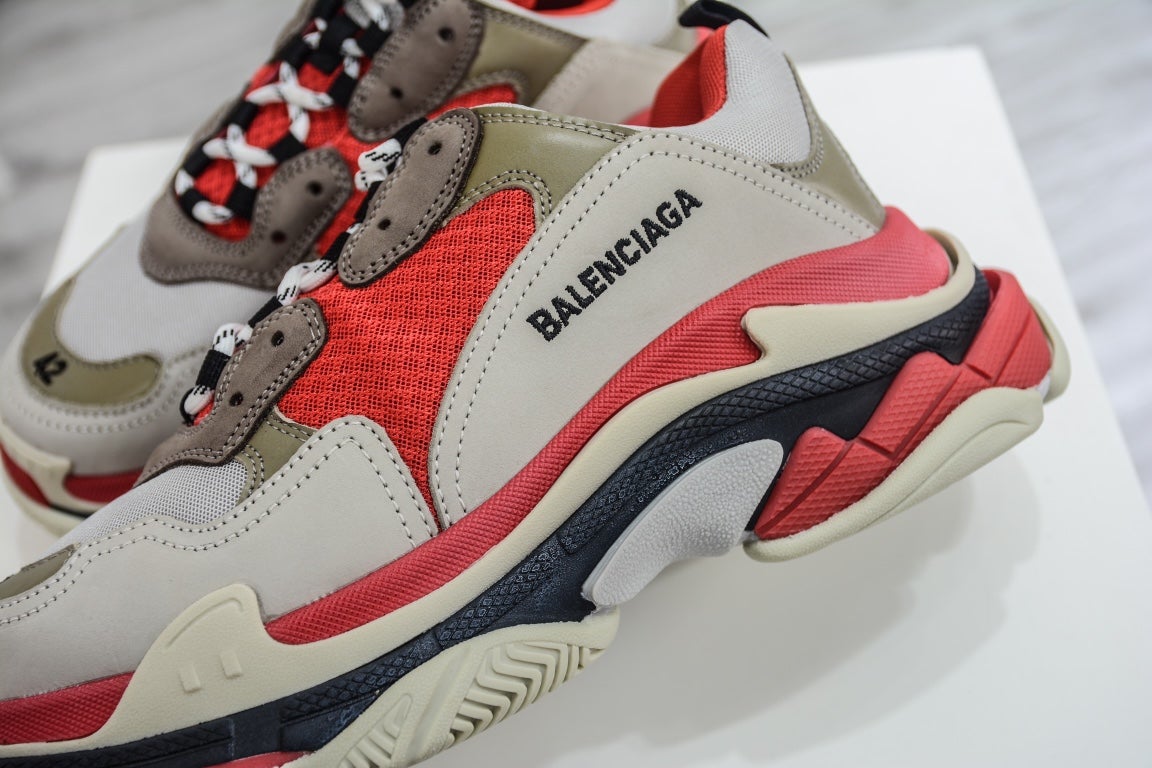 Balenciaga Triple S Sneaker Grey Red、mysite、Cacoeks