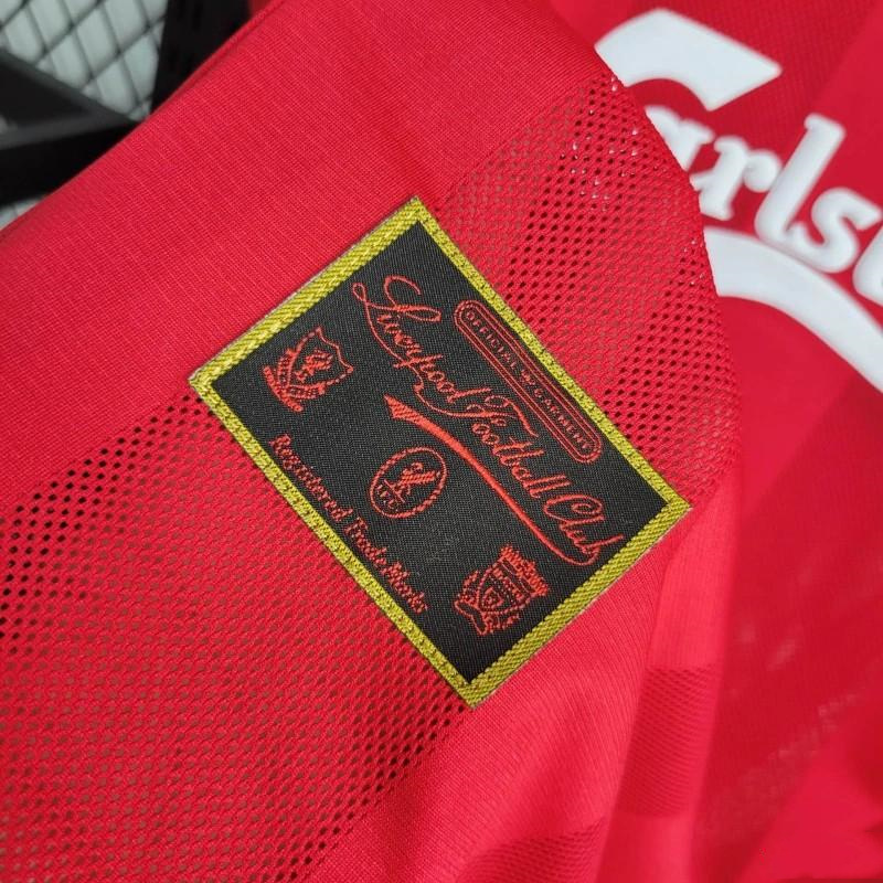 JerseysGala.com | Retro Liver.pool 1995-96 Home Stadium Jersey -Customize Name, Number and Patch | Worldwide Shipping