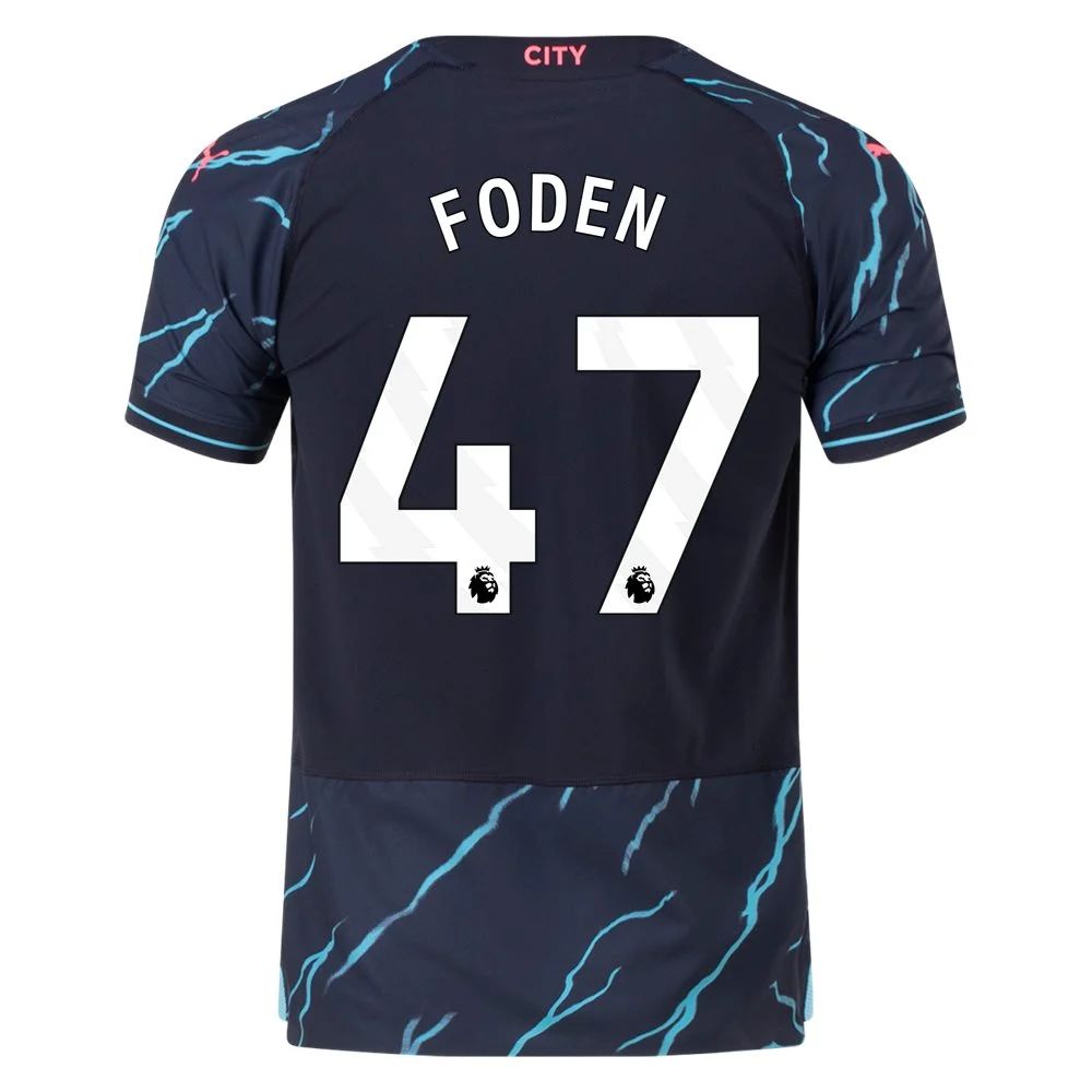 23/24 Manchester City #47 Phil Foden Third Jersey-mysite Custom Football Kit- Nextkits