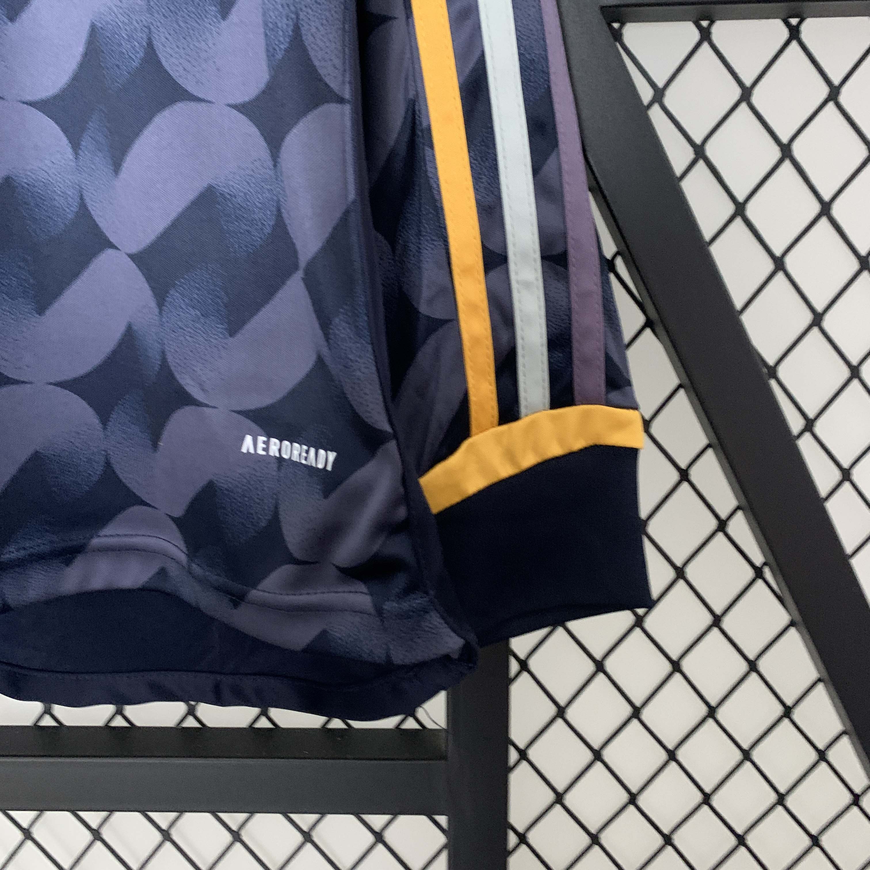 2023/2024 Long Sleeve Real Madrid Away Football Shirt 1:1 Thai Quality:football jersey mysite: unitedjerseyfootball 邓江浪:football