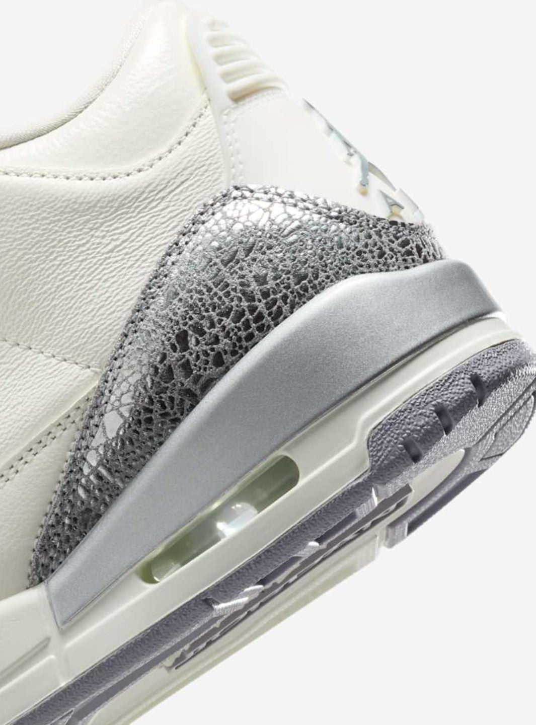 Air Jordan 3 Retro Sail Cement Grey、JORDAN、Cacoeks