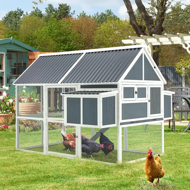 chicken coops 84 inch large coops with runs outdoor wooden coops poultry cages for 8 10 chickens walk in coops details 3