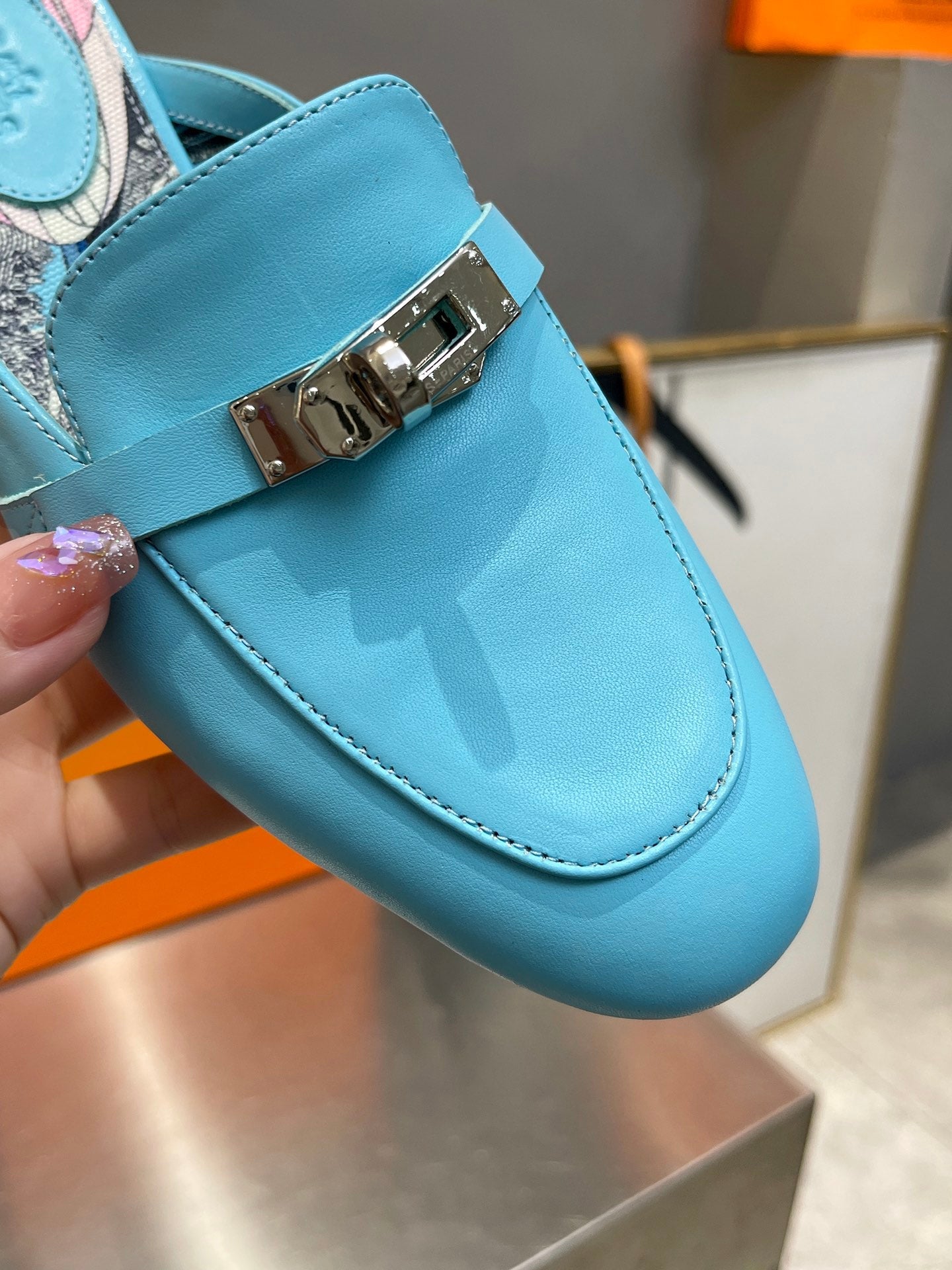 0Z MULE SKY CALFSKIN WITH PATTERN、mysite、Cacoeks