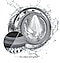 Check out Samsung WD90T634DBN/SP now. Washer drum of EcoBubble™. 9Kg. Washer Dryer. 4 Ticks seen with swishing water