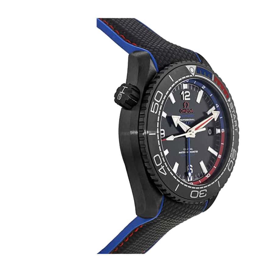 omega seamaster planet ocean 600m co axial master ceramic 215 92 46 22 01 004 black dial repl