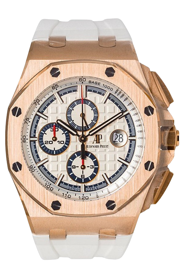 Audemars Piguet Royal Oak Offshore 26408OR.OO.A010CA.01 Super Clone Watch – Rose Gold & Ceramic Chronograph Replica