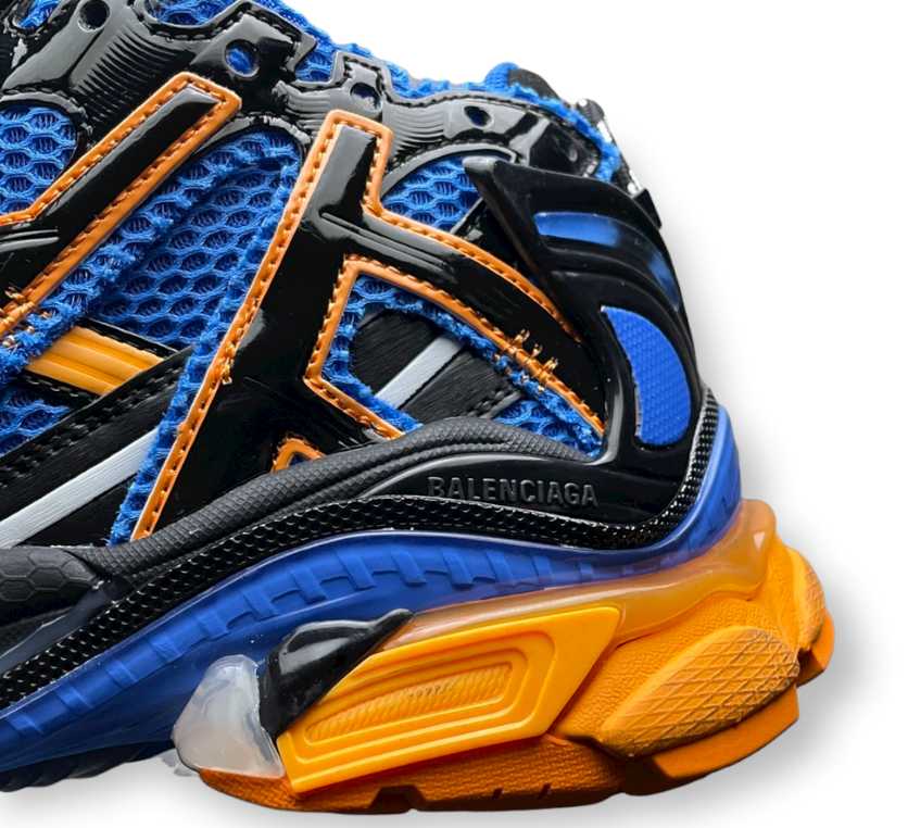 Balenciaga Runner Trainer in Blue Orange Black、mysite、Cacoeks