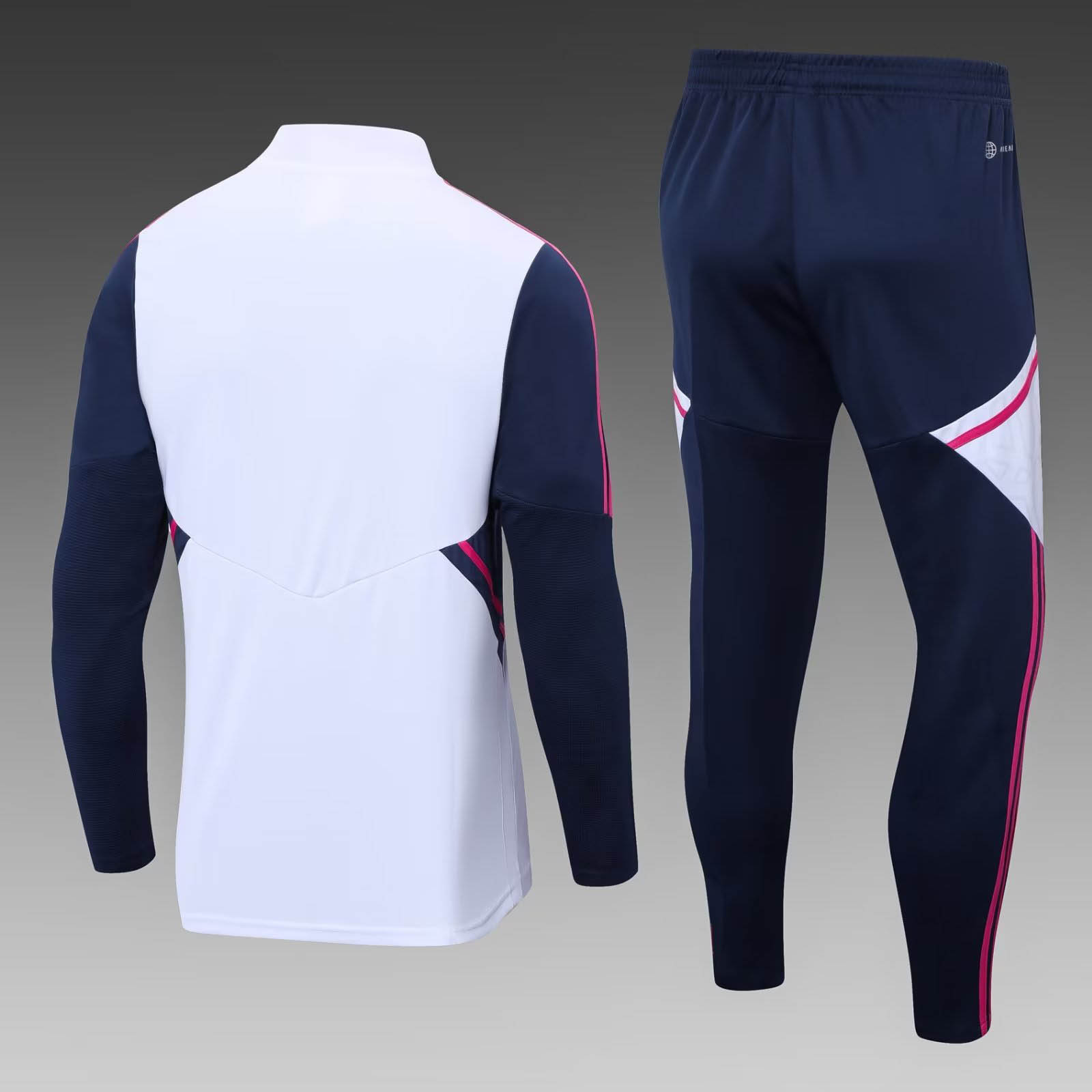 2022/2023 Arsenal Half-Pull Training Suit White Football Shirt 1:1 Thai Quality Set:football jersey mysite: unitedjerseyfootball 邓江浪:football