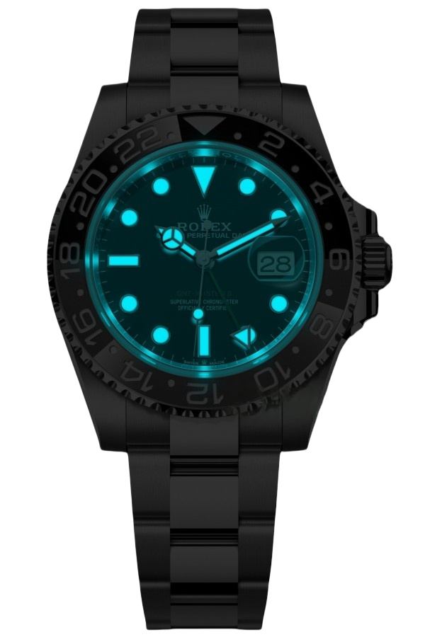 Rolex GMT Master II Black & Grey SuperClone Swiss Replica Watch RefM126710GRNR 3285 Swiss Movement