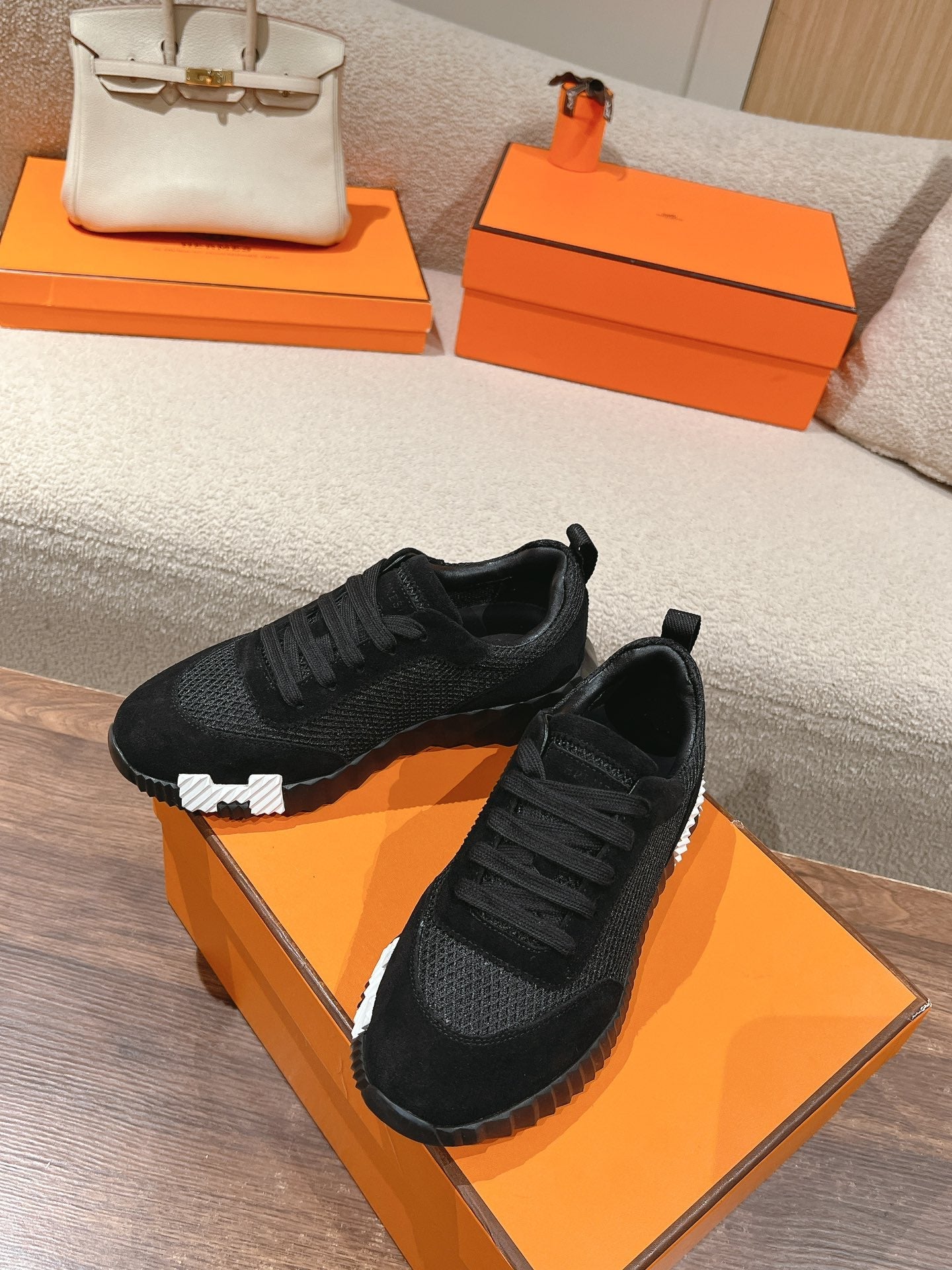 MAINLAND SNEAKER IN BLACK SUEDE AND BREATHABLE MESH FABRIC、mysite、Cacoeks