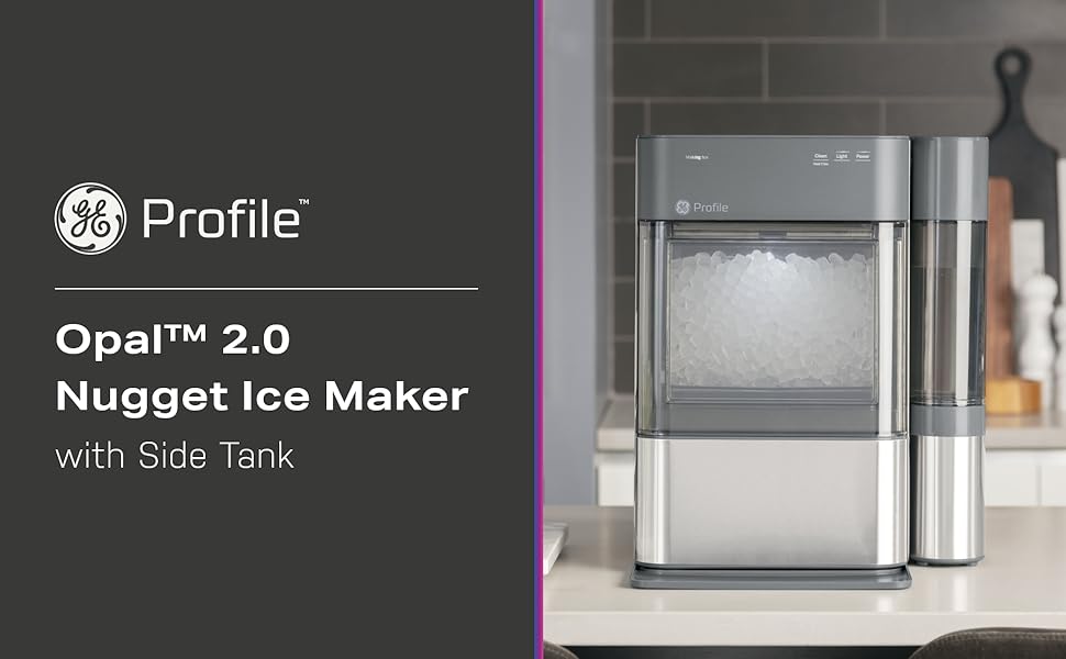 GE Profile Opal 2.0 Nugget Ice Maker with Side Tank