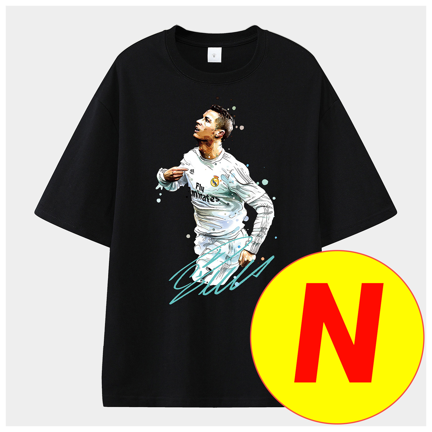 UltraTrikot-Cristiano Ronaldo Portugal Real Madrid Manchester United Unisex Pure Cotton T-shirt