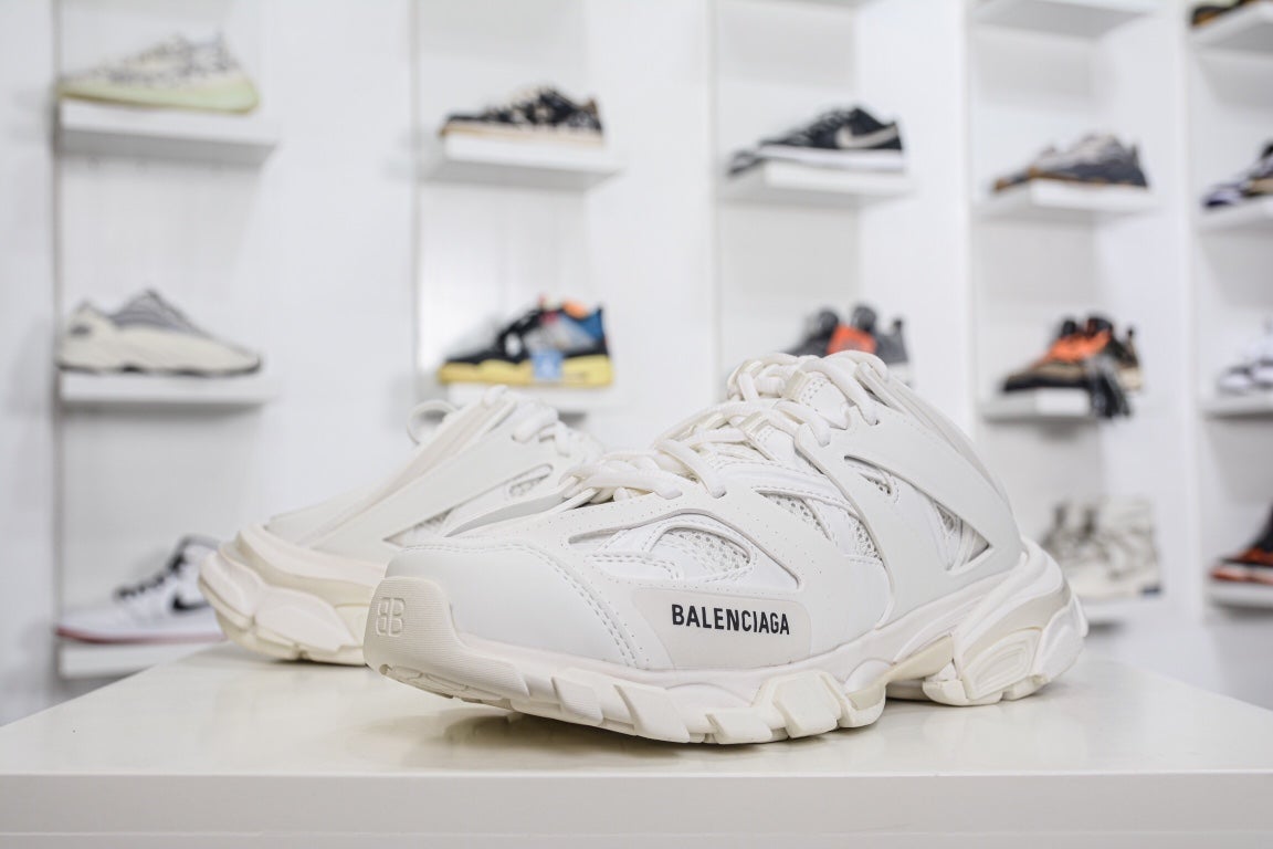 Balenciaga Track Mule in White、mysite、Cacoeks