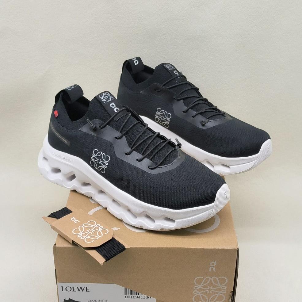 LW CLOUDTILT SNEAKER BLACK-WHITE POLYESTER、mysite、Cacoeks