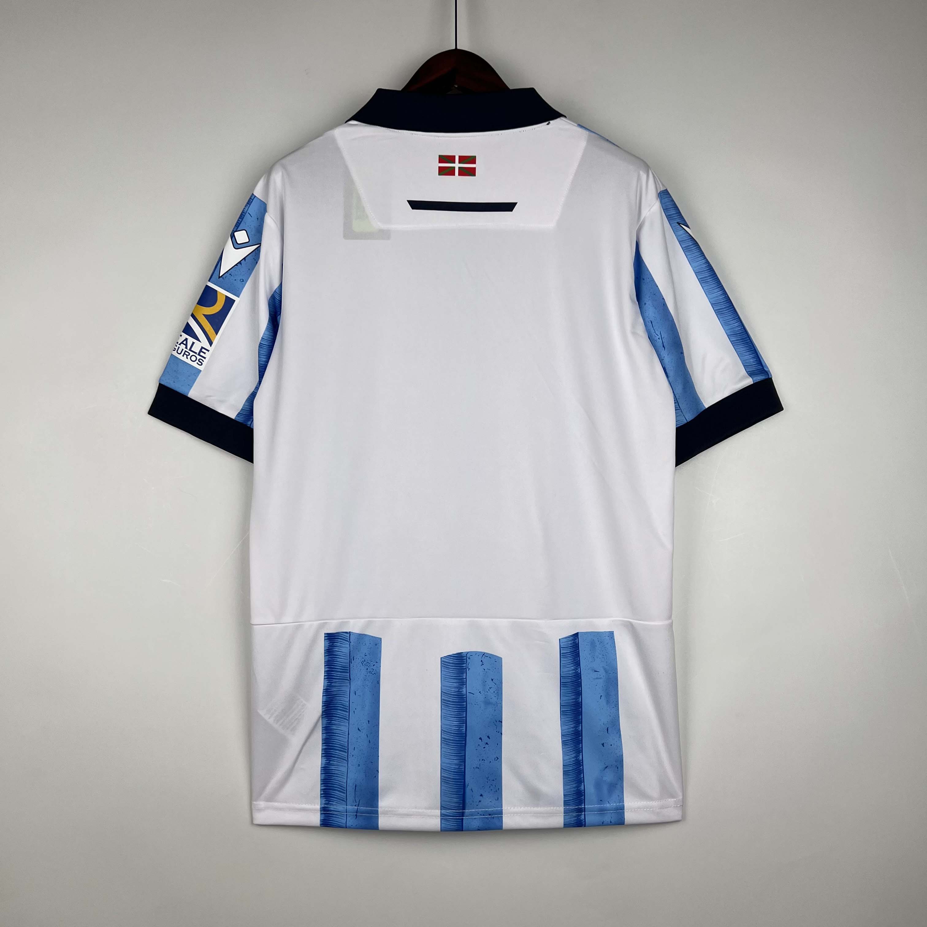 2023/2024 Real Sociedad Home Football Shirt:football jersey mysite: unitedjerseyfootball 邓江浪:football