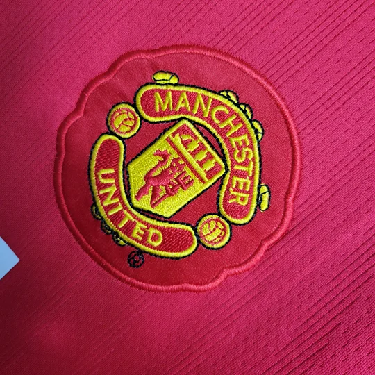 2007-2008 Retro Long Sleeve Manchester United Home Football Shirt 1:1 Thai Quality:football jersey mysite: unitedjerseyfootball 邓江浪:football