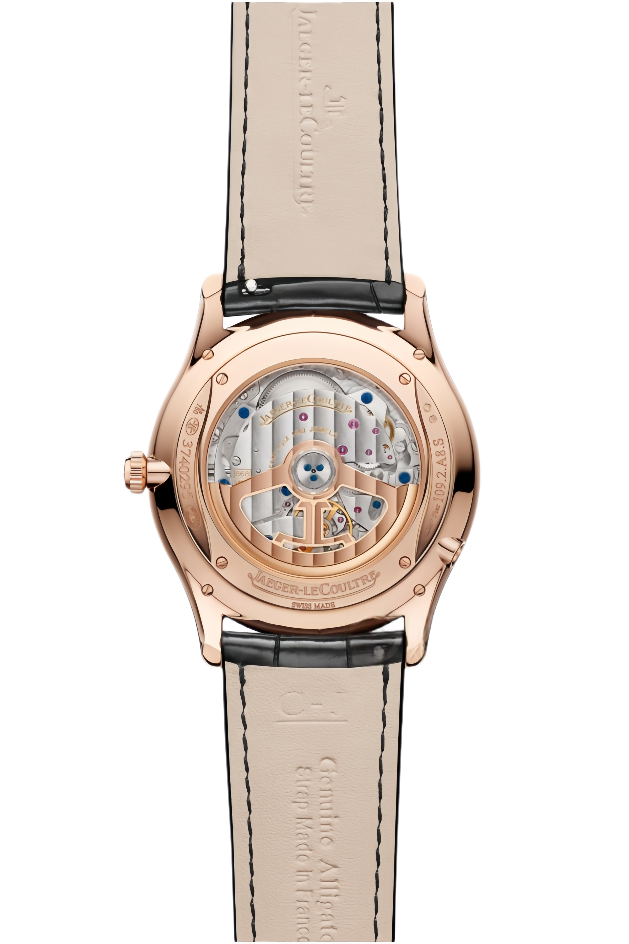 Jaeger-LeCoultre Master Ultra Thin Ref. Q1142501 Super Clone Watch – Silver Dial Rose Gold Case Brown Leather Strap Fake Replica