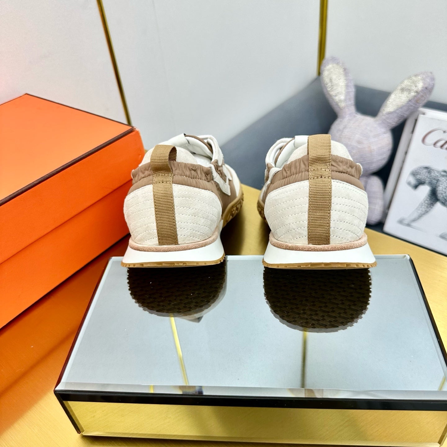 JET SNEAKER IN KHAKI MIX MEDIUM BROWN SUEDE、mysite、Cacoeks