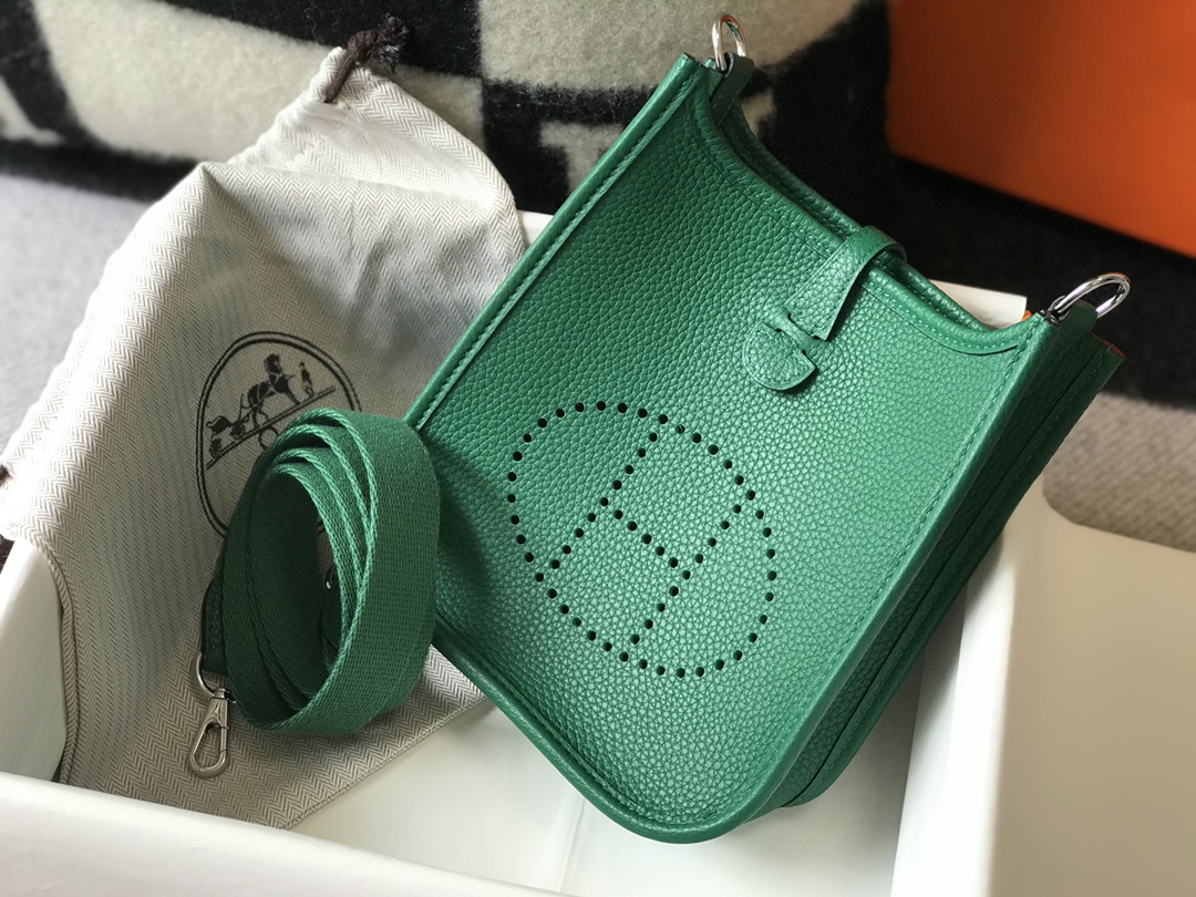 Original Copy Hermes Mini Evelyne Leather Bags More Colors-1