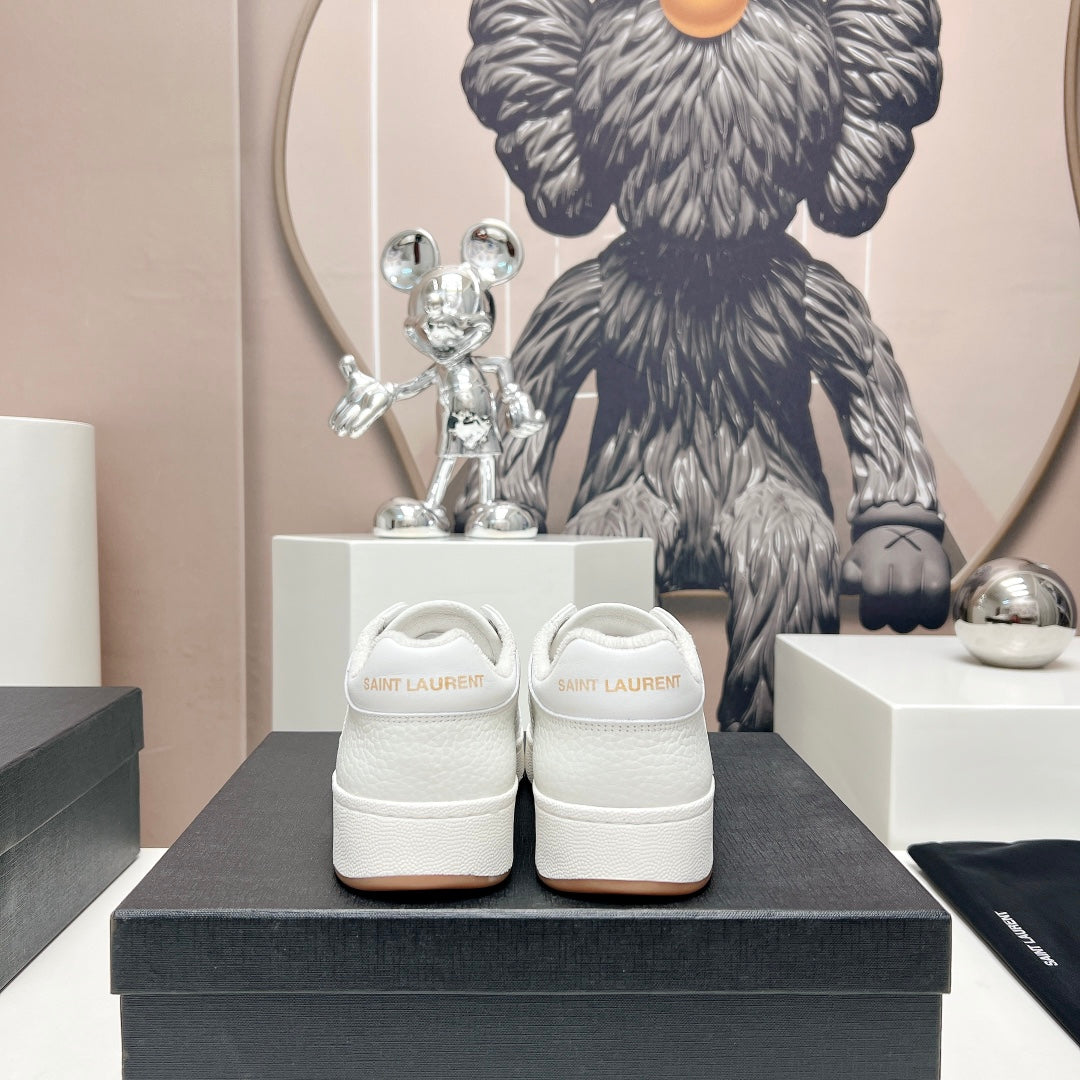 SL/61 SNEAKERS IN WHITE CALFSKIN、mysite、Cacoeks