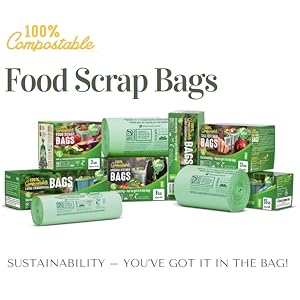 UNNI 100% Compostable Food Scrap Bags