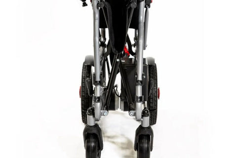 eVolt Traveler Power Chair featuring robust dual motors for enhanced mobility over various terrains.
