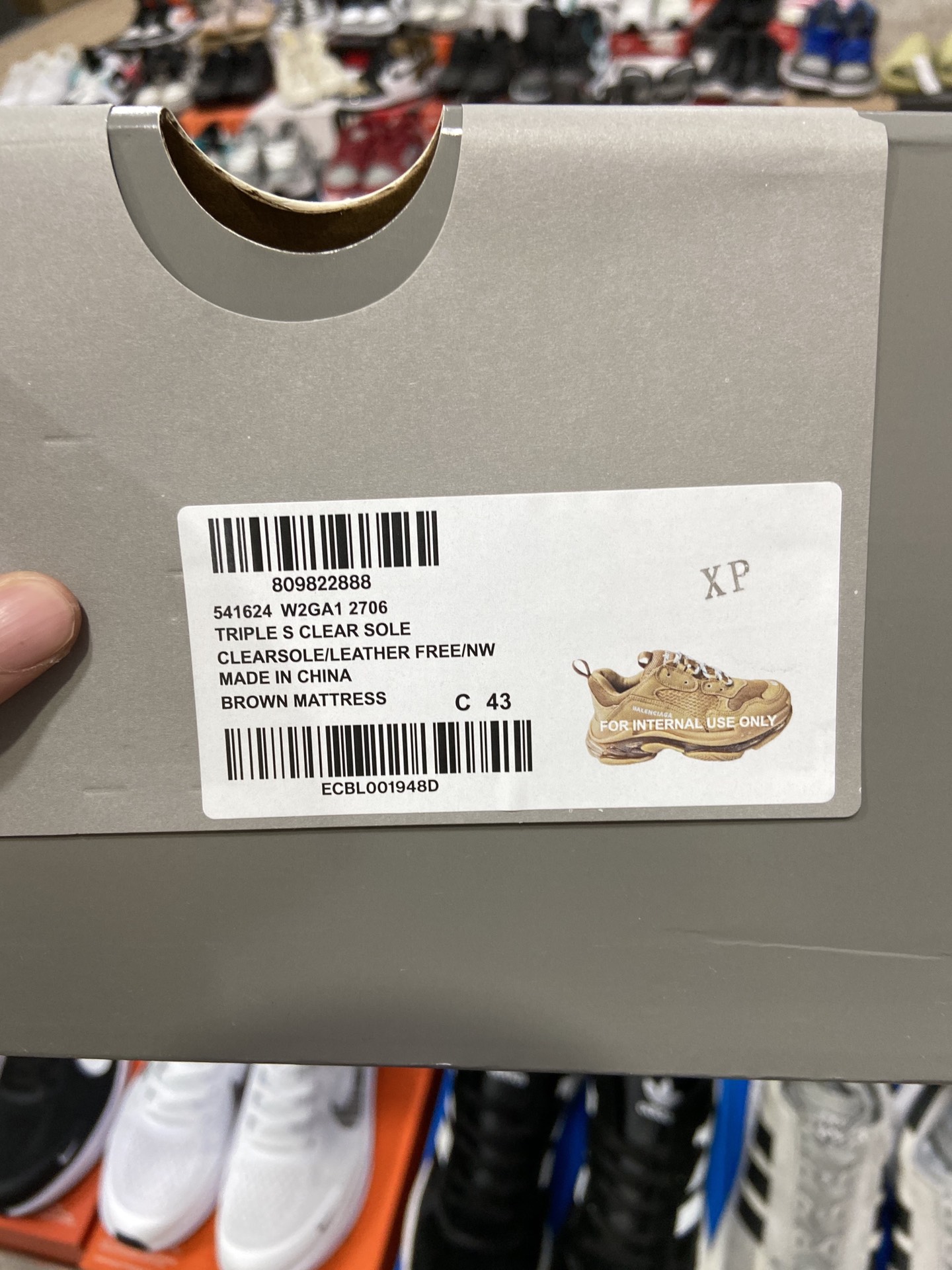 Balenciaga Triple S Sneaker Brown、mysite、Cacoeks