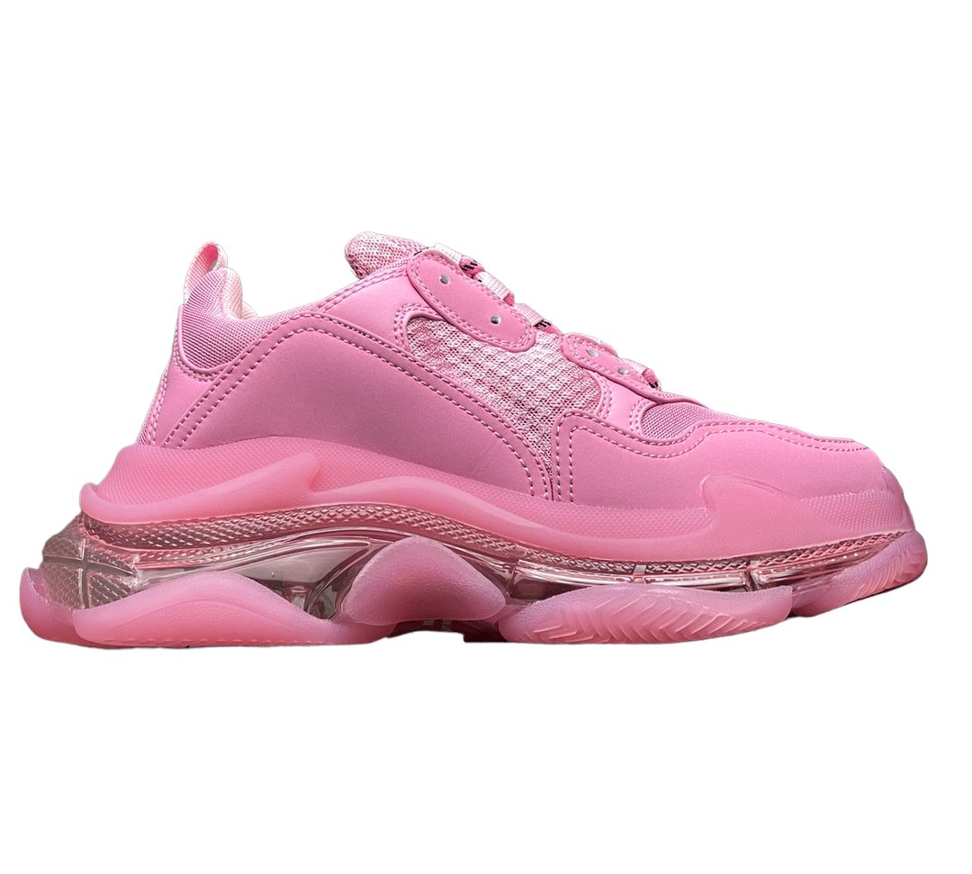 Balenciga Triple S Clear Sole Sneaker in Pink、mysite、Cacoeks