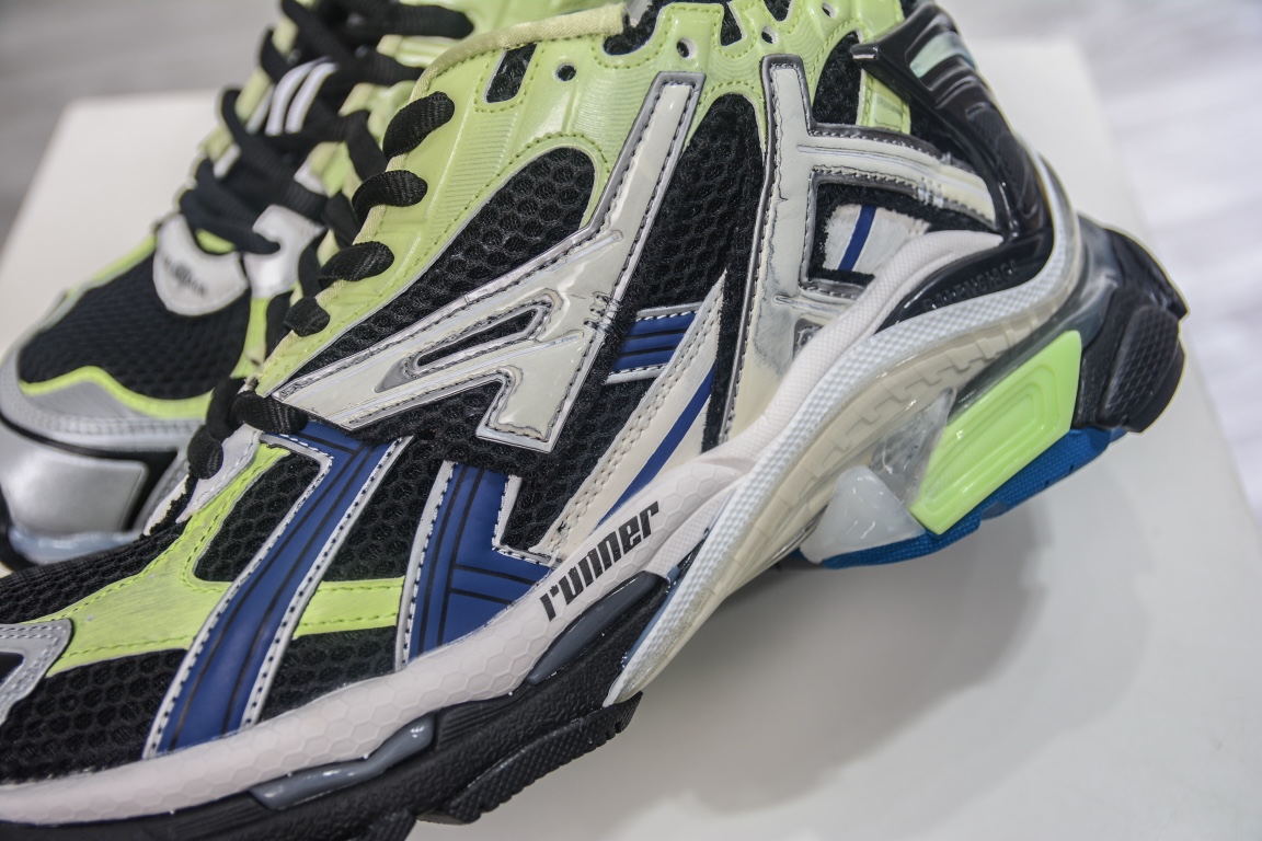 Balenciaga Runner Trainer in Black Blue、mysite、Cacoeks