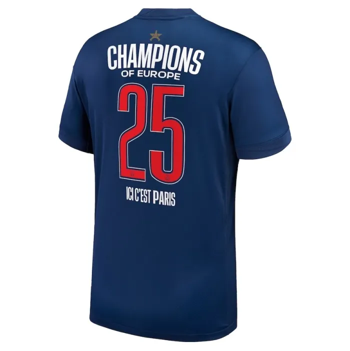 2024/2025 Paris Home (2025 European Champions) Jersey 1:1 Thai Quality:football jersey mysite: unitedjerseyfootball 邓江浪:football