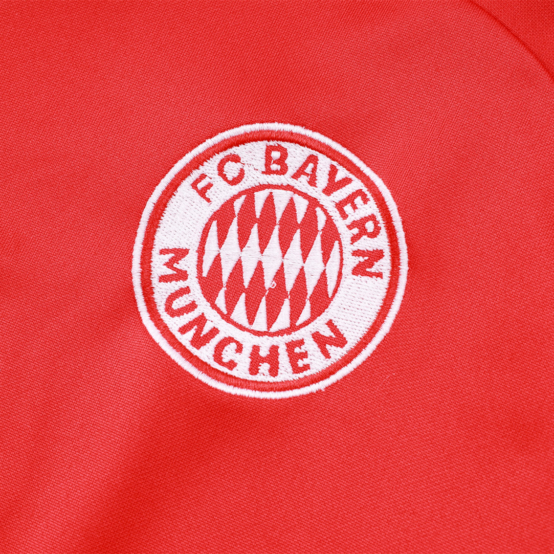 JerseysGala.com | Bayern Munich 24-25 Long Sleeve Training Set with Big Logo - Red -Customize Name, Number and Patch | Worldwide Shipping
