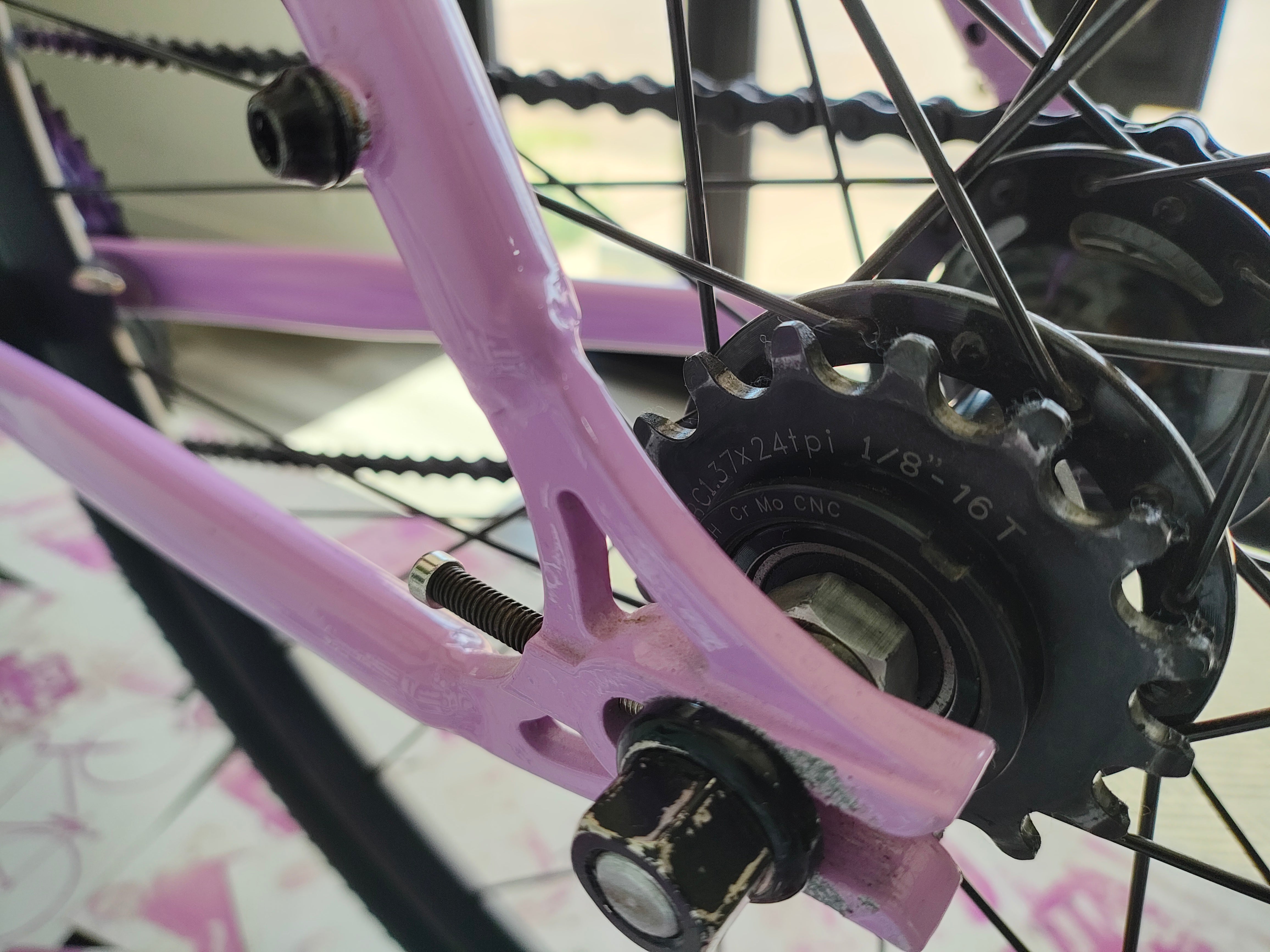 #NS1300 – 4130 Fixed-Gear / Single Speed | Purple Reign – Flat Bar / 700c (Size Large 59cm, Used/Great Condition)、mySite、bearsvspackers