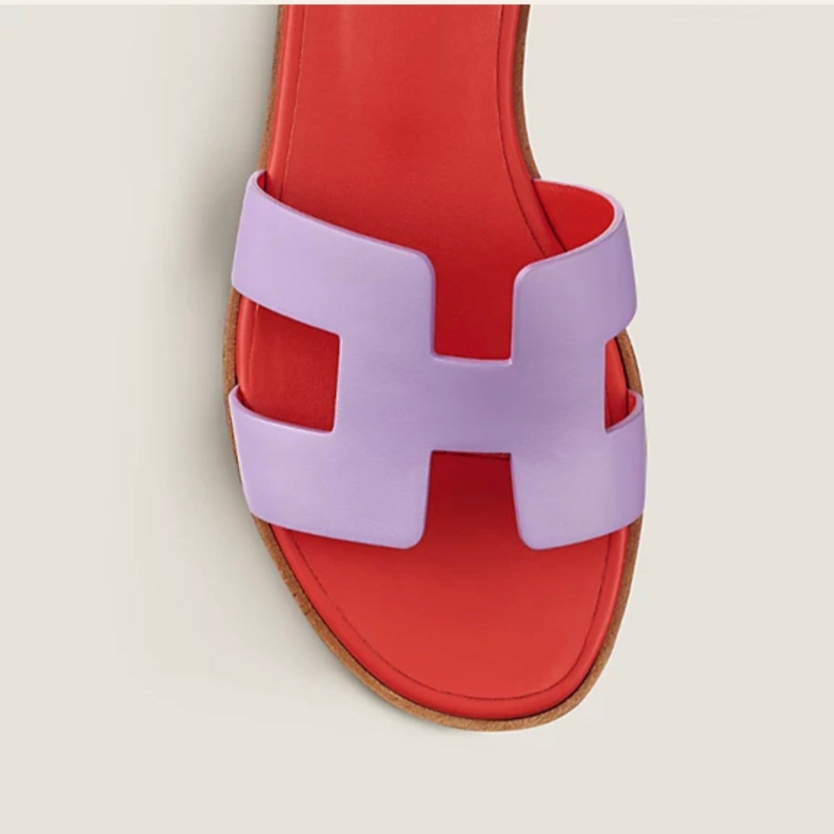 SANTORINI SANDAL CRIMSON MIX LAVENDER CALFSKIN、mysite、Cacoeks