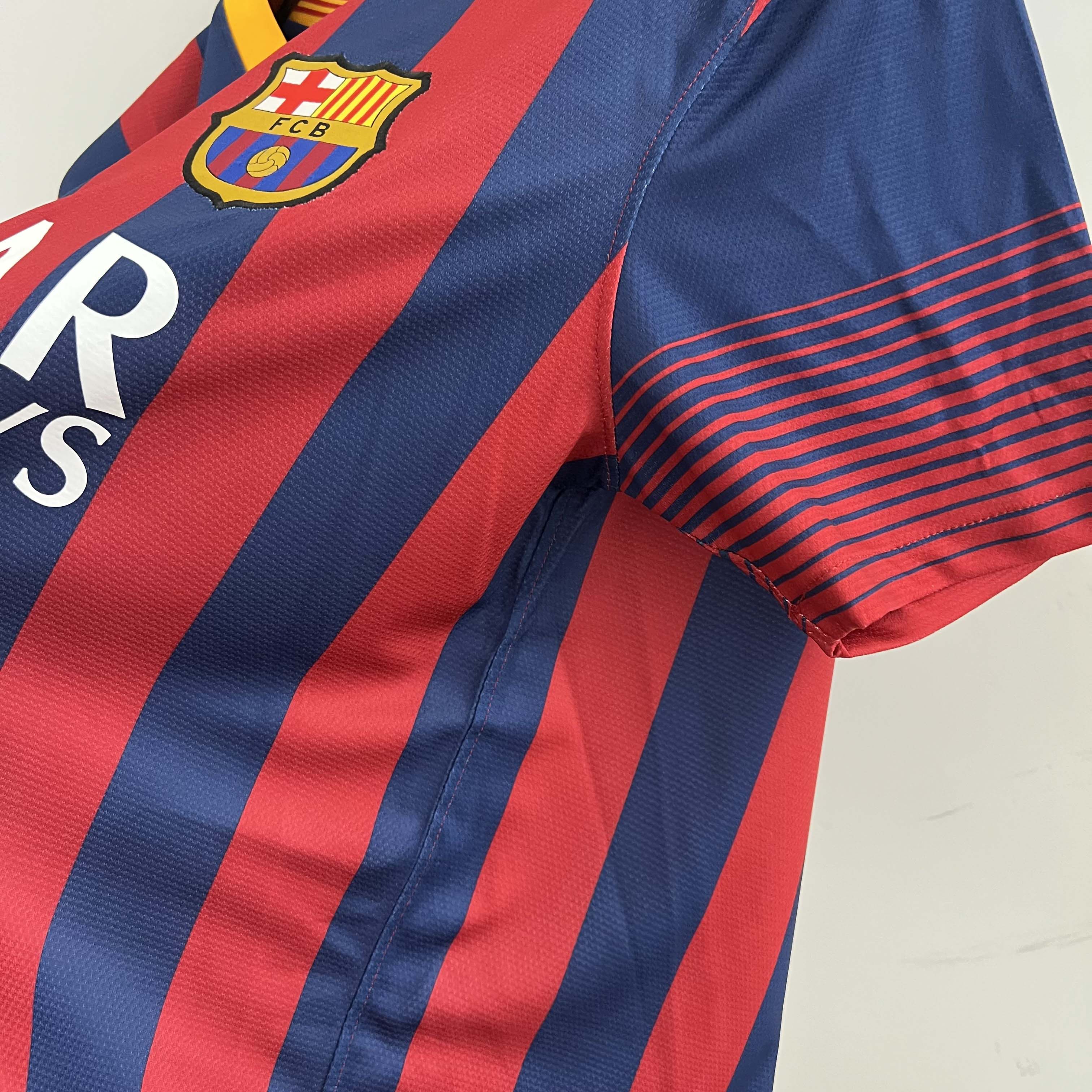 2013/2014 Retro Barcelona Home Football Shirt 1:1 Thai Quality:football jersey mysite: unitedjerseyfootball 邓江浪:football