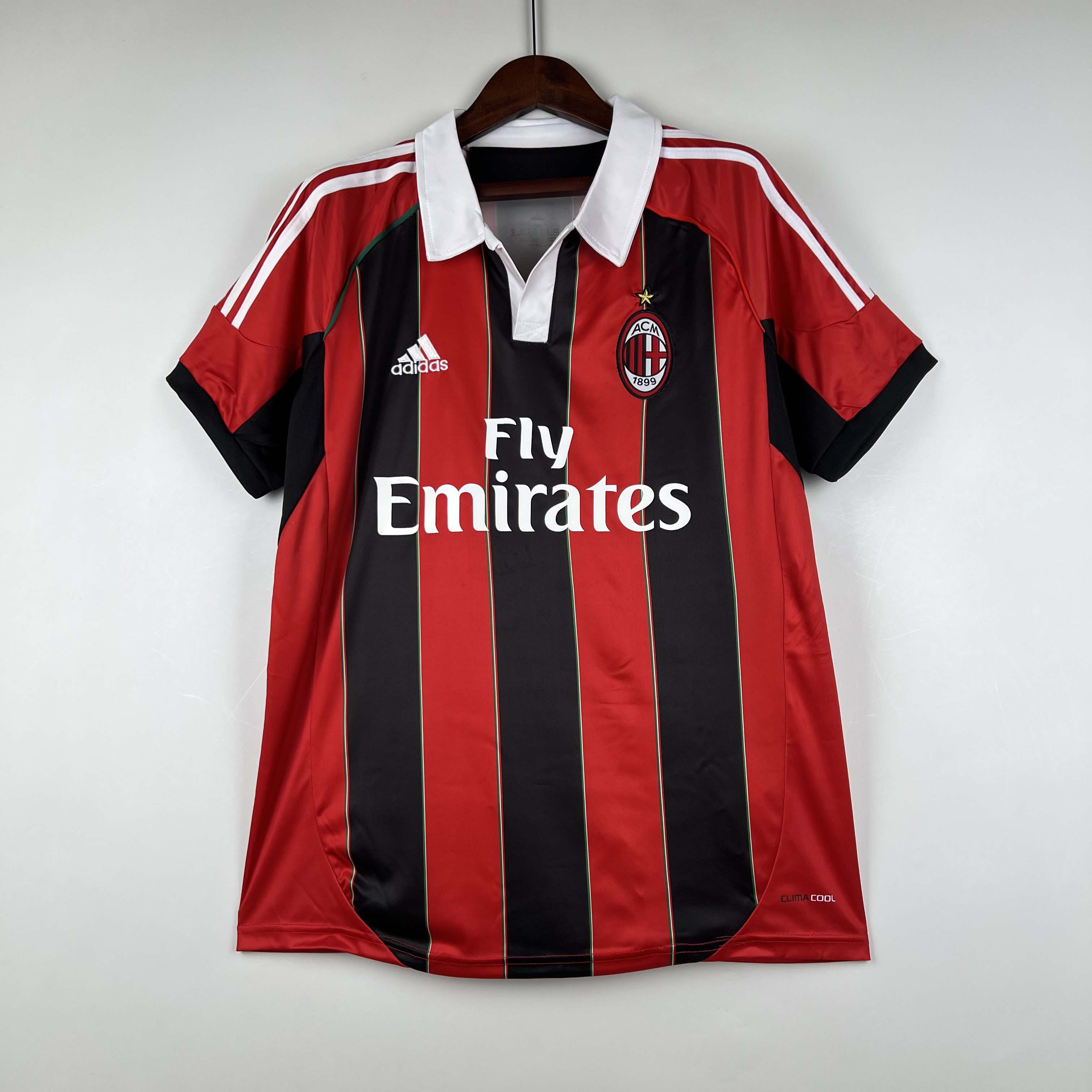 2012/2013 Retro AC Milan Home Football Shirt 1:1 Thai Quality:football jersey mysite: unitedjerseyfootball 邓江浪:football