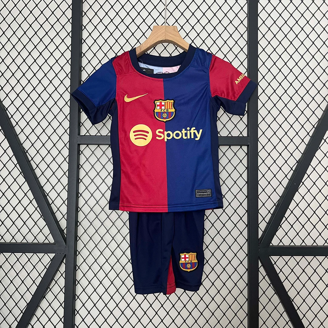 2024/2025 Barcelona Home Football Shirt 1:1 Thai Quality Kids Size:football jersey mysite: unitedjerseyfootball 邓江浪:football