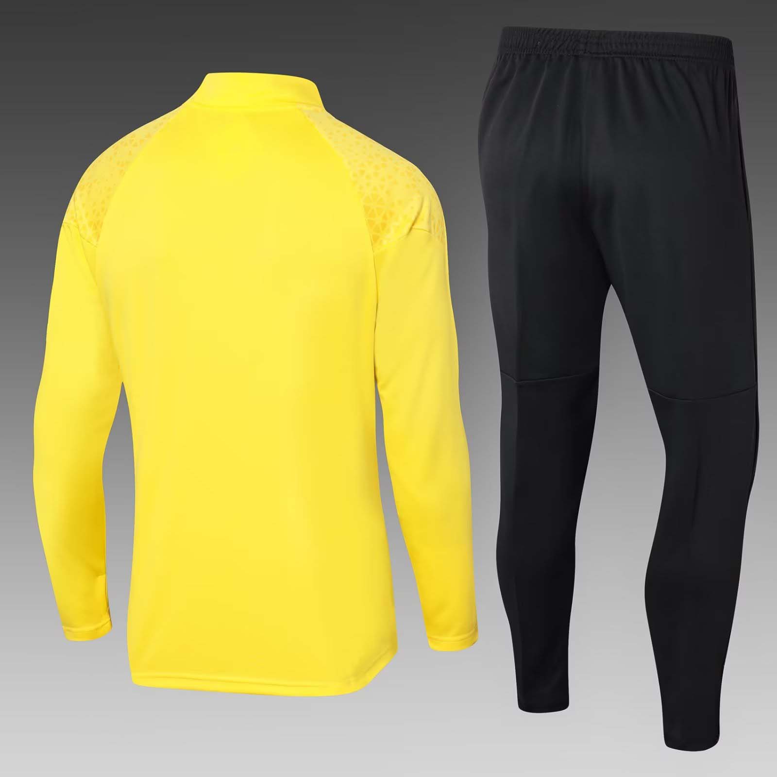 2023/2024 Dortmund Half-Pull Training Suit Yellow Football Shirt 1:1 Thai Quality Set:football jersey mysite: unitedjerseyfootball 邓江浪:football