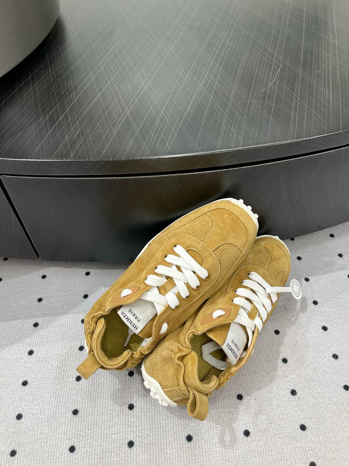 TRAIL SNEAKER IN DIJON YELLOW SUEDE、mysite、Cacoeks