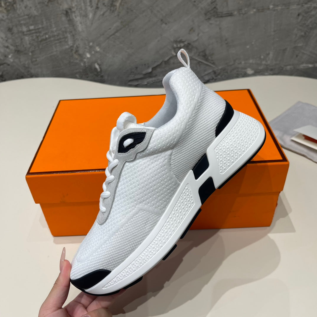 HEROS SNEAKERS WHITE MIX BLACK GOATSKIN、mysite、Cacoeks