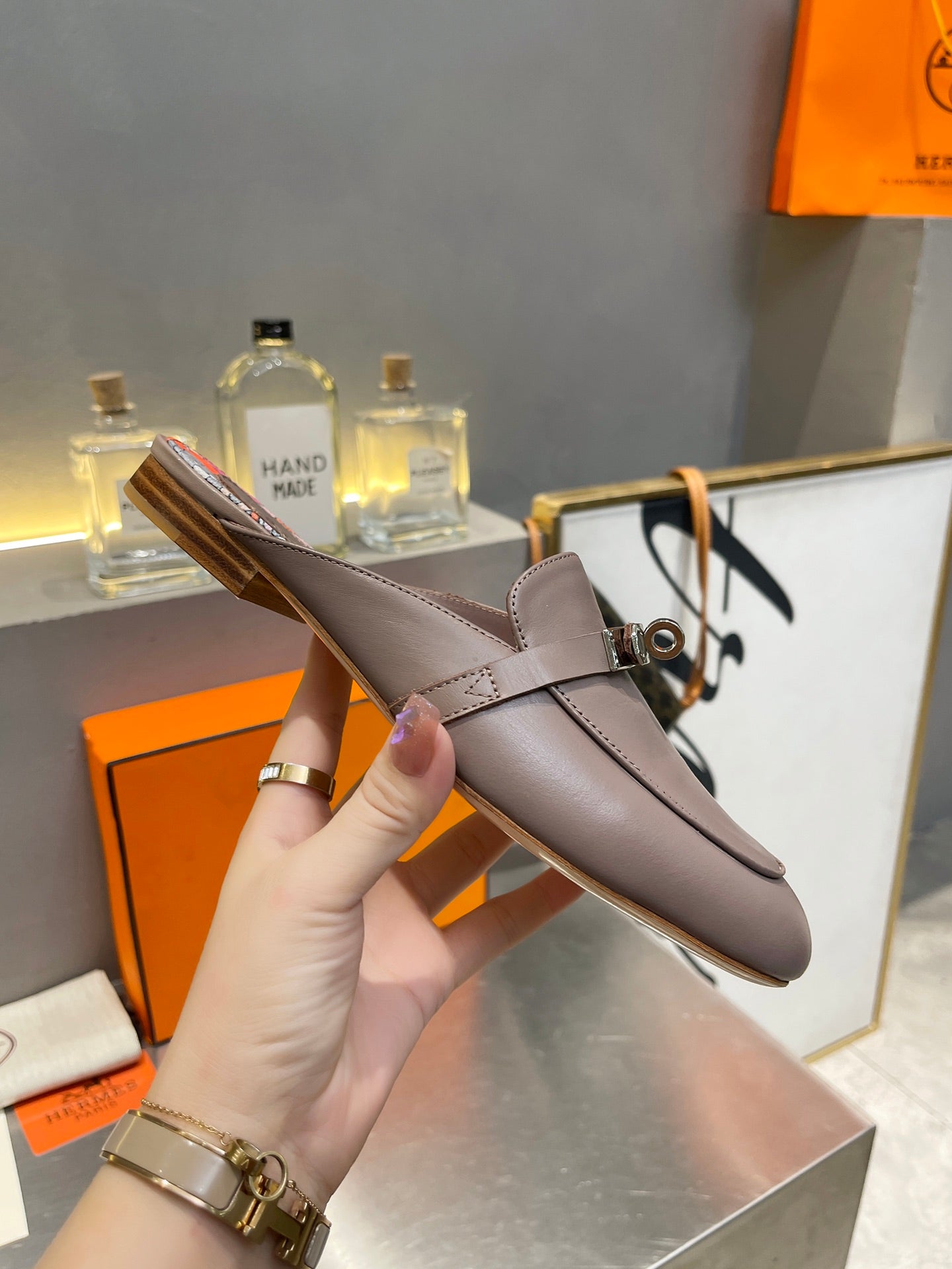 0Z MULE ASH CALFSKIN WITH PATTERN、mysite、Cacoeks